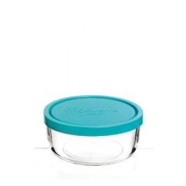 RECIPIENTE REDONDO 12 CM. FRIGOVERRE TAPA AZUL