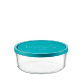 RECIPIENTE REDONDO 15 CM. FRIGOVERRE TAPA AZUL