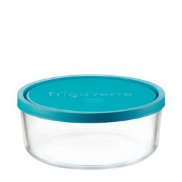 RECIPIENTE REDONDO 18 CM. FRIGOVERRE TAPA AZUL