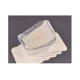 TAPA ENVASE ALUMINIO RECTANGULAR 650 ML